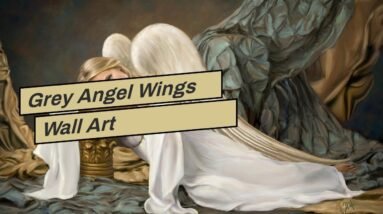 Grey Angel Wings Wall Art 8 Grey Angel Wings Wall Art