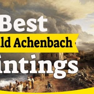 Oswald Achenbach Paintings - 30 Most Famous Oswald Achenbach Paintings